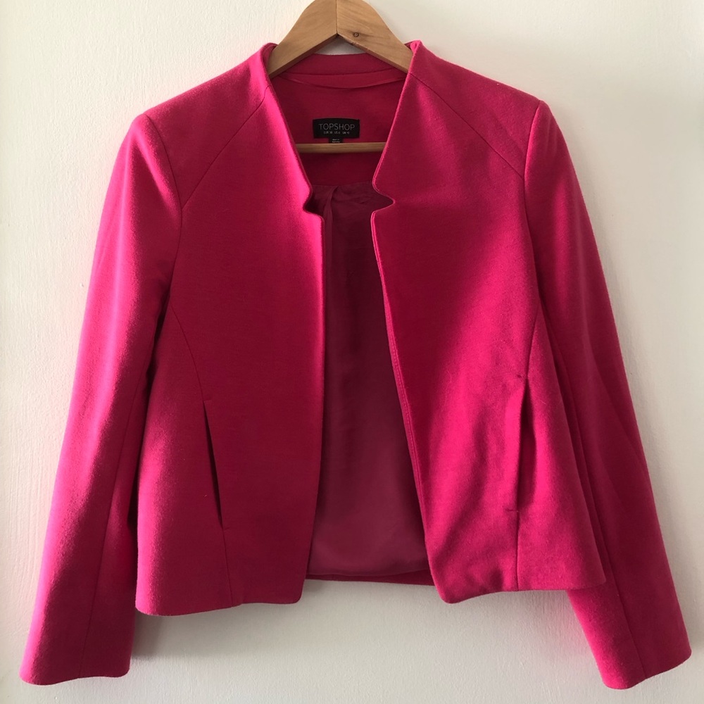 Hot Pink Top Shop Jacket